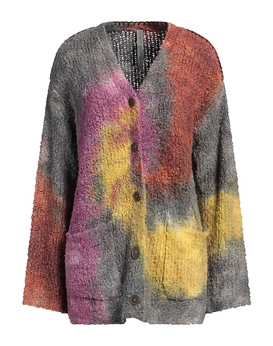 RAQUEL ALLEGRA Strickjacke Grau 40% Polyacryl, 36% Alpakawolle, 14% Merinowolle, 10% Polyamid