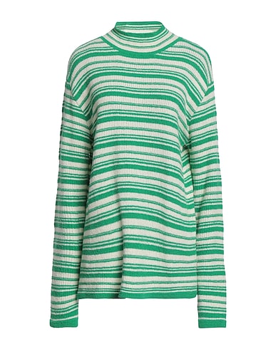 MARNI Polo neck Green 70% Cotton, 15% Polyamide, 15% Polyester