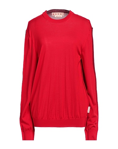 MARNI Jumper Red 100% Virgin Wool