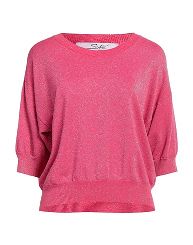 SUFÉ  Firenze Jumper Magenta 63% Viscose, 31% Polyamide, 6% Lurex®
