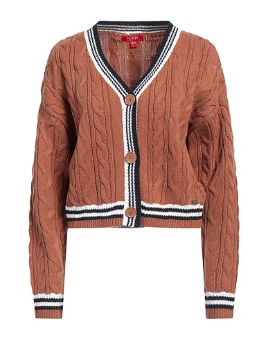 GUESS Cardigan Brown 100% Acetate