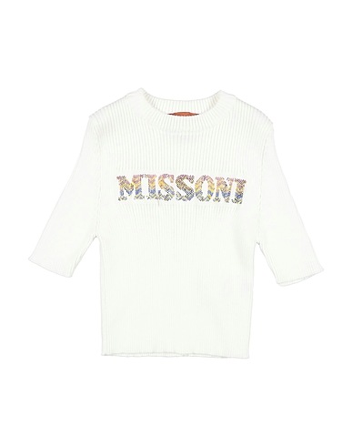 MISSONI KIDS Sweater White 100% Cotton