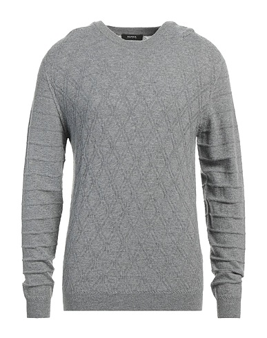 ALPHA STUDIO Pullover Grigio 50% Viscosa, 16% Nylon, 14% Lana, 11% Cachemire, 9% Poliestere