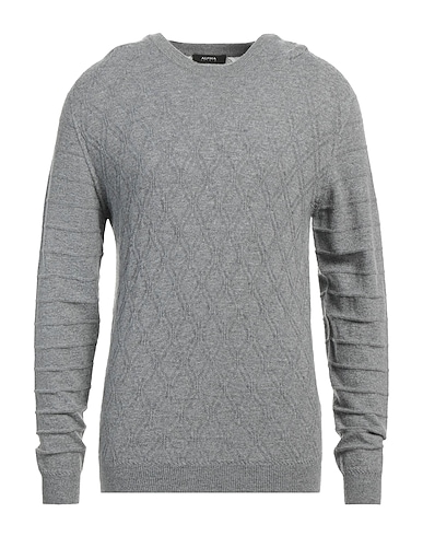 ALPHA STUDIO Pullover GRIGIO 50% Viskose, 16% Nylon, 14% Wolle, 11% Kaschmir, 9% Polyester