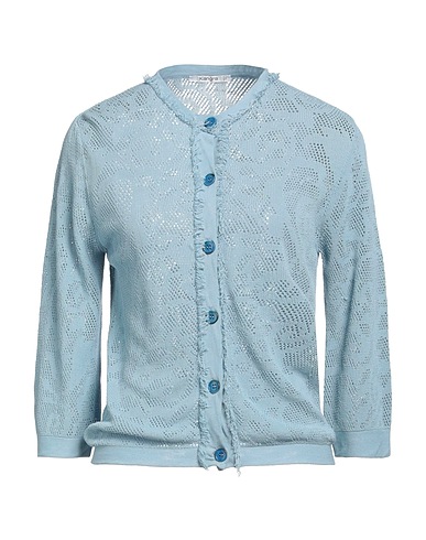 KANGRA Strickjacke Himmelblau 100% Baumwolle