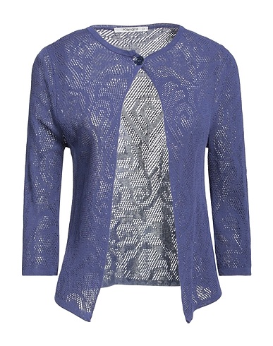 KANGRA Cardigan Dark purple 100% Cotton