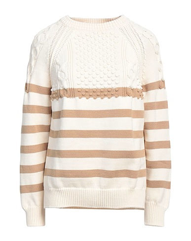 SEMICOUTURE Pullover Avorio 58% Cotone, 42% Poliammide