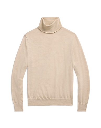 POLO RALPH LAUREN Polo neck WOOL TURTLENECK SWEATER
 Beige 100% Wool