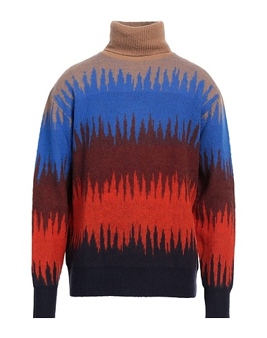 PIACENZA CASHMERE 1733 Polo neck Camel 100% Virgin Wool
