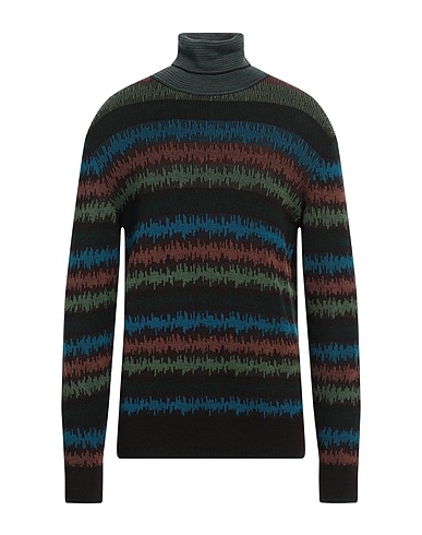 PIACENZA CASHMERE 1733 Polo neck Dark brown 100% Virgin Wool