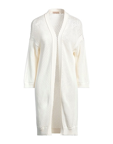 PUROTATTO Cardigan White 100% Cotton
