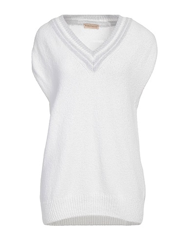 PUROTATTO Jumper White 65% Cotton, 35% Polyamide