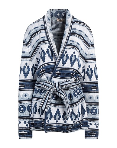 PUROTATTO Cardigan Blue 100% Cotton