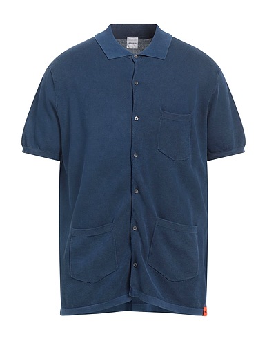 ASPESI Cardigan Midnight blue 100% Cotton