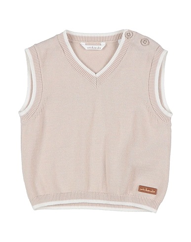 MINIBANDA by SARABANDA Maglia Gilet Beige 100% Cotone