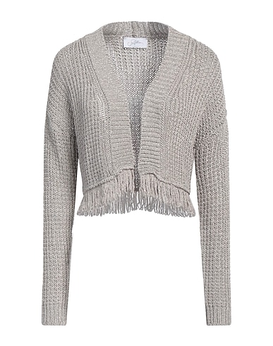 SOALLURE Cardigan Grey 80% Viscose, 20% Metallized polyamide