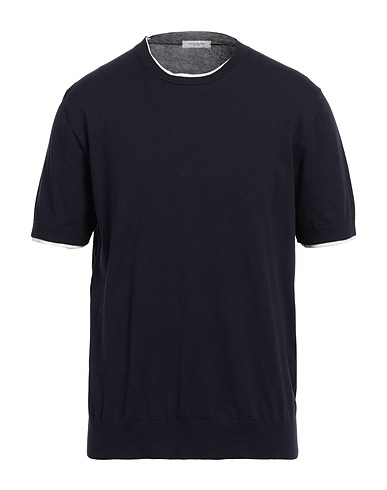 PAOLO PECORA Jumper Midnight blue 100% Cotton