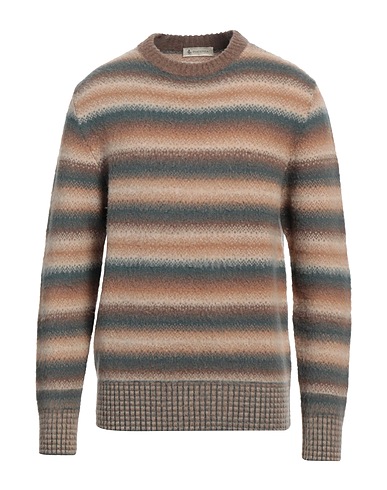 PIACENZA CASHMERE 1733 Pullover Cammello 100% Lana Vergine