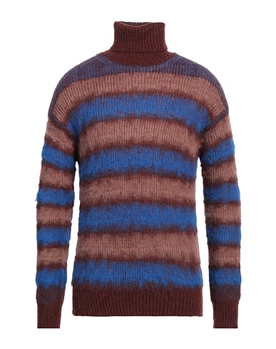 PIACENZA CASHMERE 1733 Polo neck Chocolate brown 85% Baby alpaca wool, 15% Wool