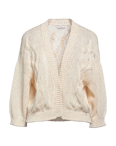 PESERICO Cardigan Cream 98% Cotton, 2% Polyester