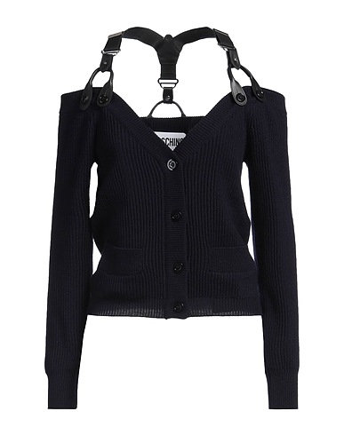 MOSCHINO Cardigan Midnight blue 100% Virgin Wool