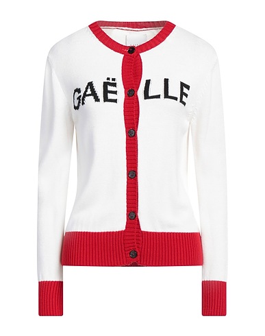 GAëLLE Paris Cardigan Ivory 50% Merino Wool, 50% Acrylic