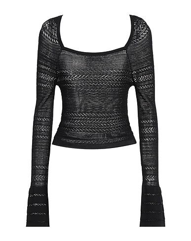 MES DEMOISELLES Jumper Black 80% Viscose, 20% Elastane