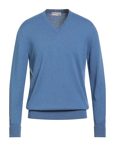 BALLANTYNE of PEEBLES Cashmere jumper Slate blue 100% Cashmere
