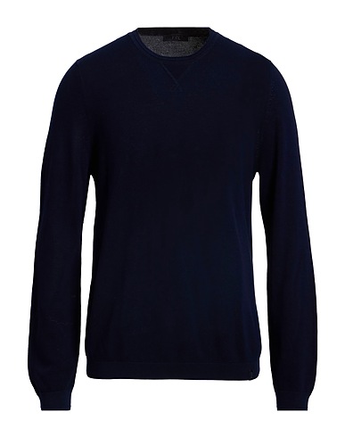 FAY Pullover Marineblau 100% Baumwolle