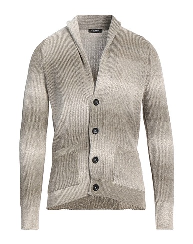 MASQ Cardigan Khaki 88% Cotone, 12% Poliammide