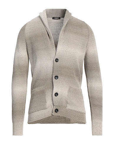 MASQ Cardigan KHAKI 88% Cotton, 12% Polyamide