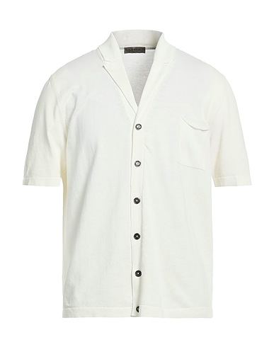 MASQ Solid color shirt White 100% Cotton