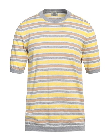 MQJ Πουλόβερ Κίτρινο 94% Βαμβάκι, 4% Λινό, 2% Πολυεστέρας