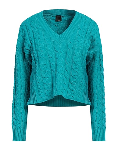 PINKO Pullover Turchese 50% Viscosa, 28% Poliammide, 22% Poliestere