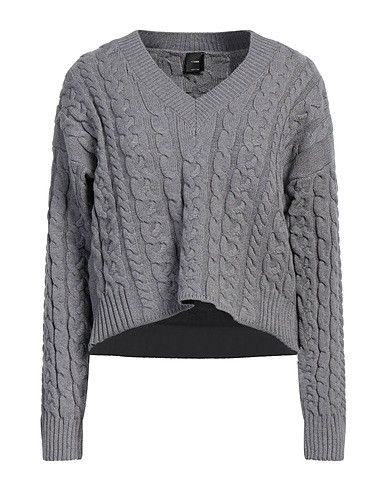 PINKO Pullover Grigio 50% Viscosa, 28% Poliammide, 22% Poliestere