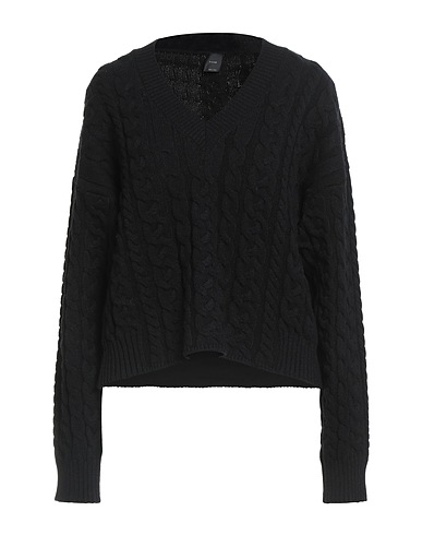 PINKO Jumper Black 50% Viscose, 28% Polyamide, 22% Polyester