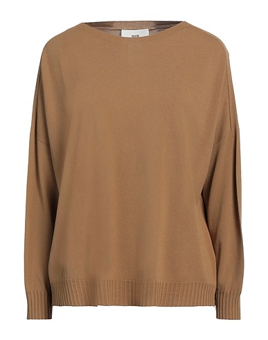SOLOTRE Jumper Khaki 65% Viscose, 35% Polyamide