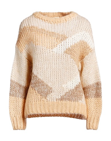 SUNCOO Jumper Beige 37% Acrylic, 27% Polyamide, 27% Mohair wool, 7% Viscose, 2% Metallic fiber