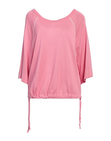 B.YU プルオーバー ピンク レーヨン 100%