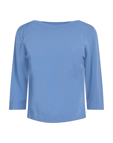 ROBERTO COLLINA Pullover Blu chiaro 83% Viscosa, 17% Poliestere