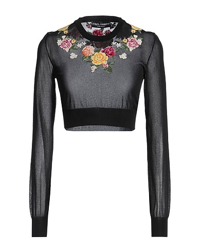 DOLCE&GABBANA Sweater Black 83% Viscose, 17% Polyamide