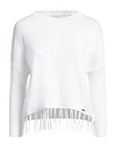 KAOS Pullover DAY BY DAY Avorio 65% Viscosa, 35% Poliammide