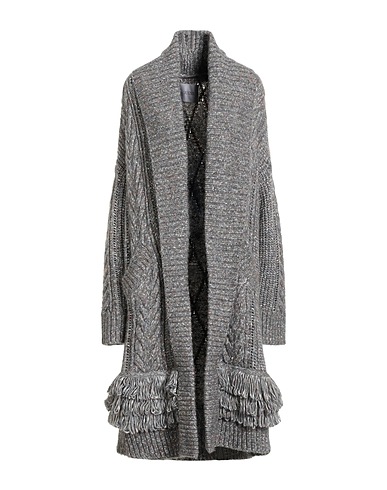 GUESS Cardigan Grey 72% Polyester, 24% Acrylic, 4% Wool