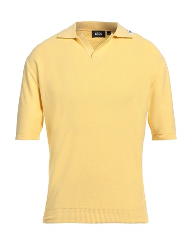 GCDS Jumper Yellow 100% Cotton