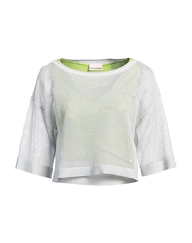 LIU •JO Jumper BETTER Grey 65% Viscose, 18% Polyamide, 17% Metallic Polyester