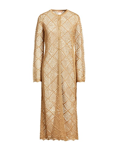 TWINSET Cardigan Camel 64% Viscose, 20% Polyester, 16% Metallic Polyester