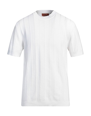 MISSONI Jumper White 100% Cotton