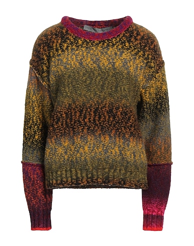 RAQUEL ALLEGRA Jumper Military green 32% Polyacrylic, 32% Wool, 20% Polyamide, 16% Alpaca wool