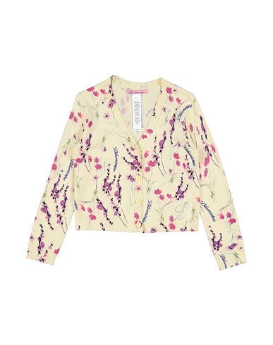 MISS BLUMARINE Cardigan Pastel yellow 80% Viscose, 20% Polyamide