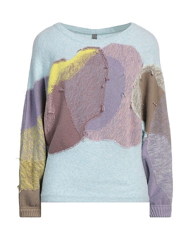 RAQUEL ALLEGRA Jumper Sky blue 75% Cotton, 20% Polyamide, 5% Elastane